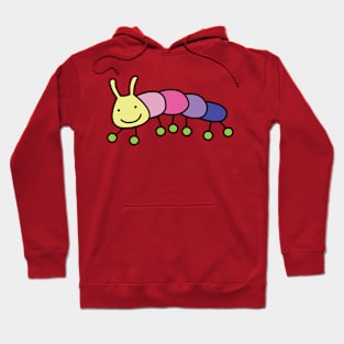 Cartoon  funny caterpillar Hoodie